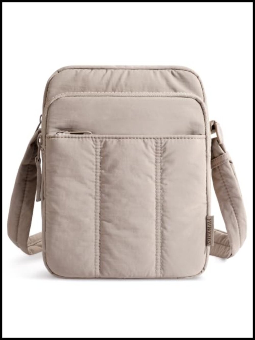 Puffer Crossbody Bag RFID Phone Purse Nylon Travel Handbag